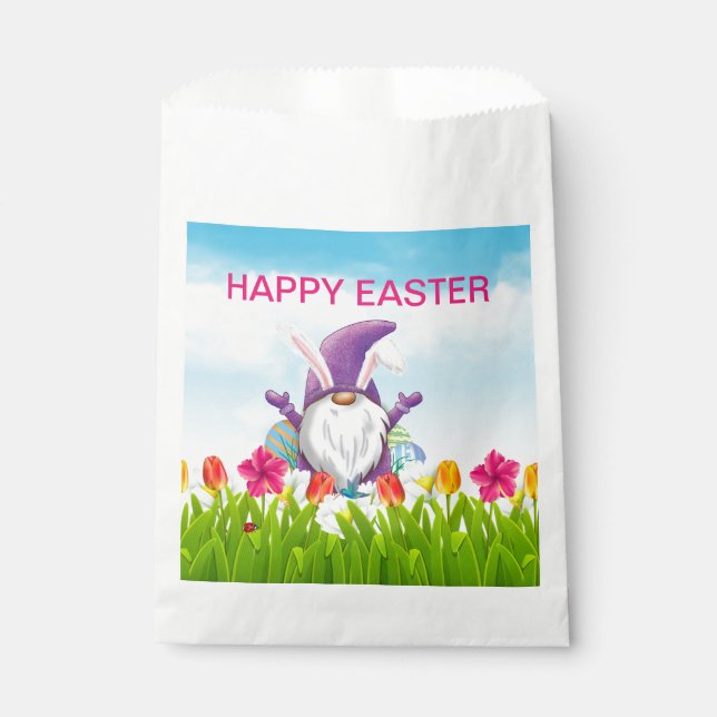 Easter Gnome     Favor Bag (Front)