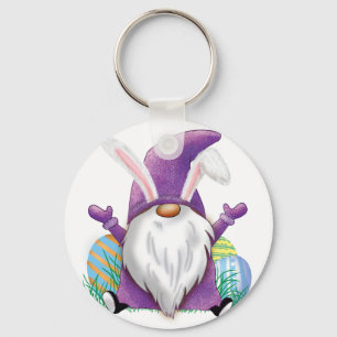 Easter Gnome Tote Bag Keychain