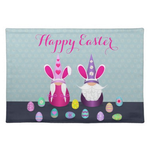 Easter Gnomes Cloth Placemat