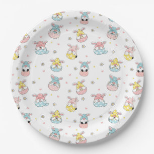 Easter Gnomes Paper Plates