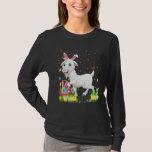 Easter Goat Bunny Egg Hunting Goat Easter Sunday T-Shirt<br><div class="desc">Easter Goat Bunny Egg Hunting Goat Easter Sunday</div>