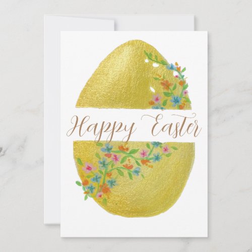 Easter golden egg Card