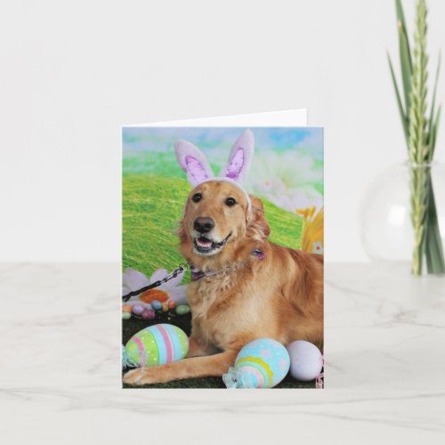 Easter _ Golden Retriever _ Molly Holiday Card