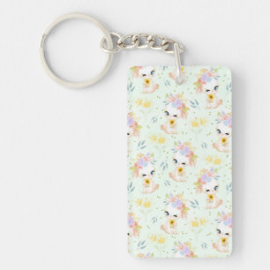 Easter Grass Keychain