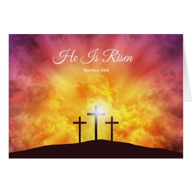 Easter Greeting Card (Front Horizontal)