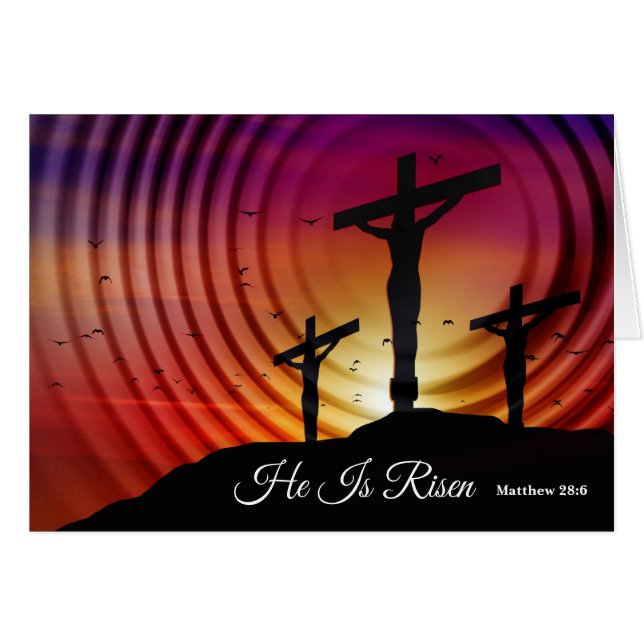 Easter Greeting Card (Front Horizontal)