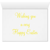 Easter Greeting Card (Inside Horizontal (Bottom))