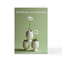 Easter Greeting Card Soft Spring Minimal