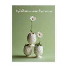 Easter Greeting Card Soft Spring Minimal
