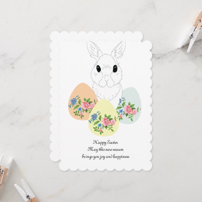 Easter Greetings (Front/Back In Situ)