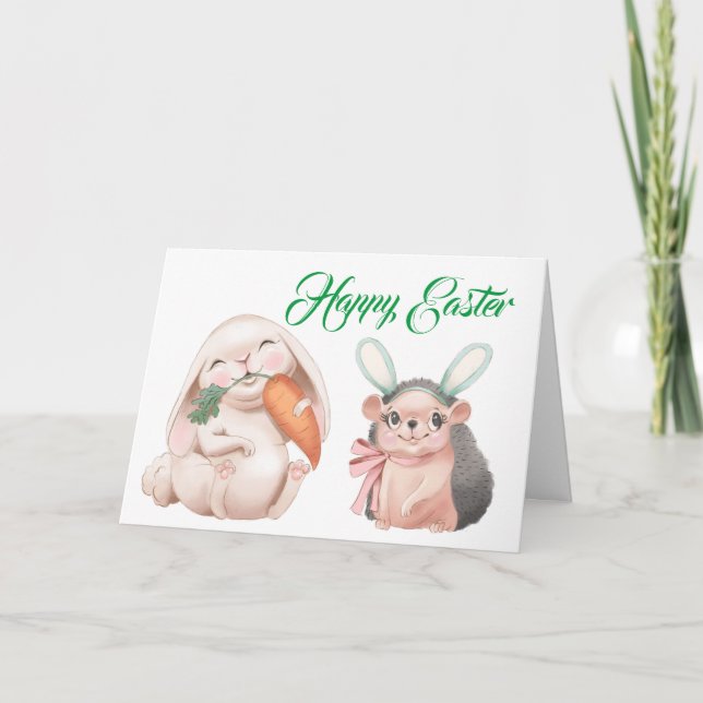 Easter Greetings Card (Front)