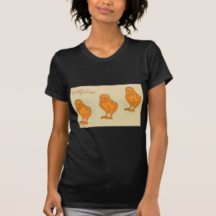 Easter Greetings Chicks Beige T-Shirt