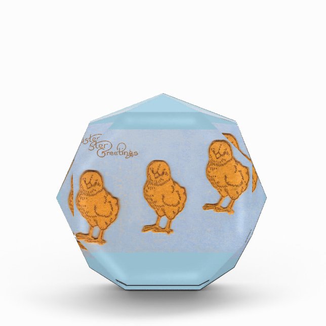 Easter Greetings Chicks in Blue Award (Front)
