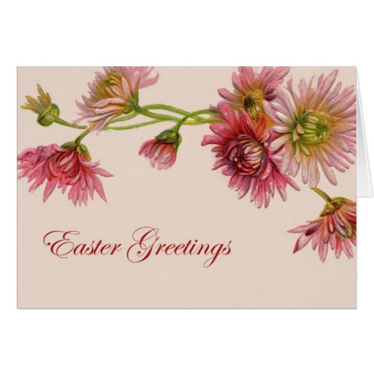 Easter Greetings Greeting Card (Front Horizontal)