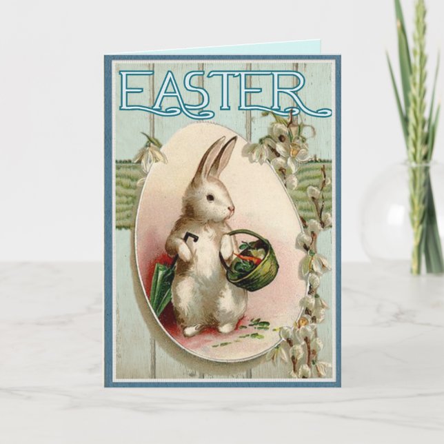 easter greetings greeting card (Front)
