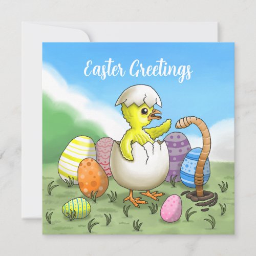 Easter Greetings Holiday Card