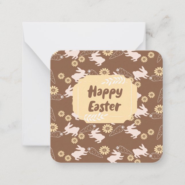 Easter greetings note card (Front)