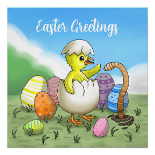 Easter Greetings Poster