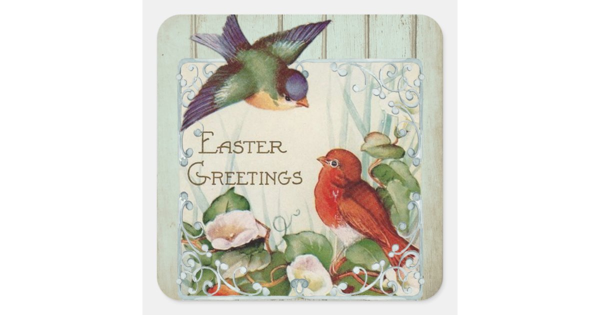 easter greetings stickers Zazzle