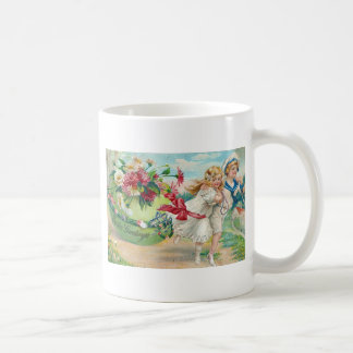 Easter Greetings Vintage Postcard Coffee Mug