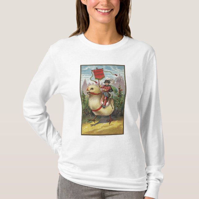 Easter GreetingsPrince atop a Chick T-Shirt (Front)