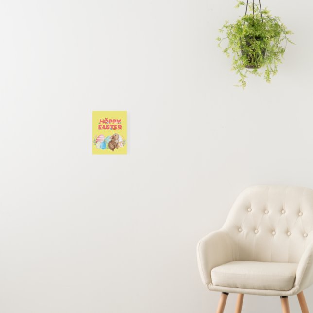 Easter Group Eggs Hoppy Easter day Foam Board (In Situ (Wall))