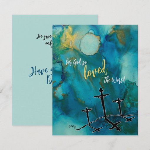 Easter Hallelujah Flat Card | Zazzle