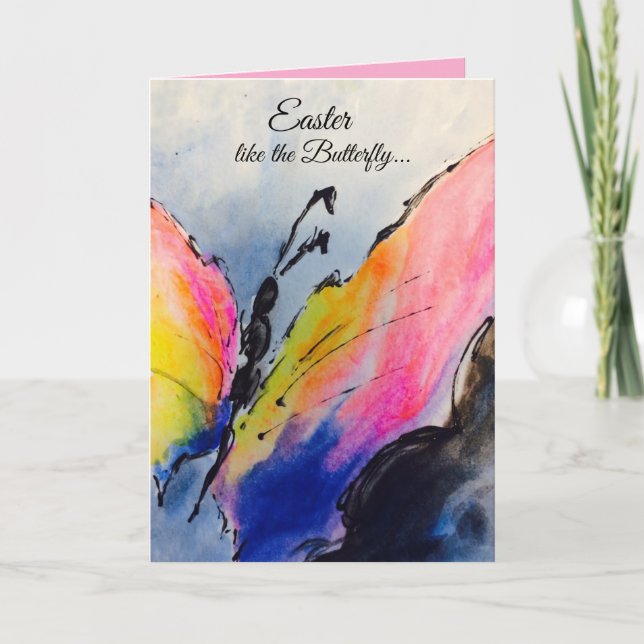 Easter Hallelujah Folded Greeting Card (Front)