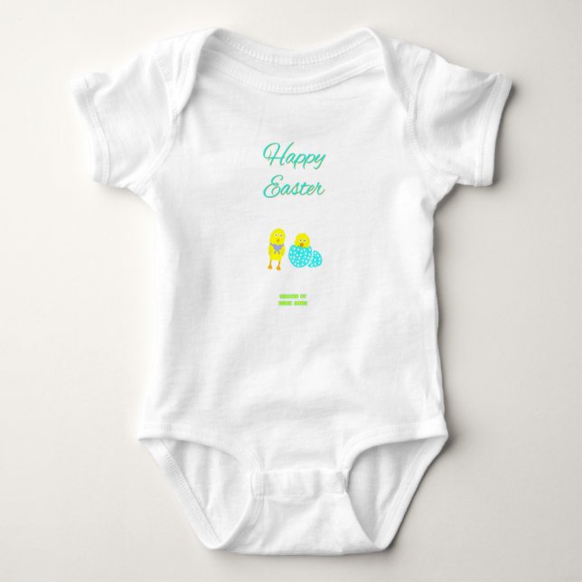 Easter Hatchlings Baby Jersey Bodysuit (Front)