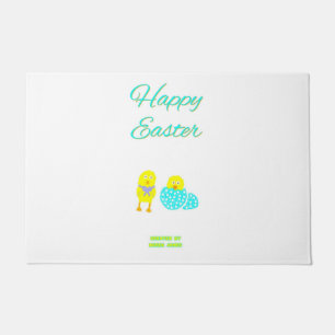 Easter Hatchlings Door Mat