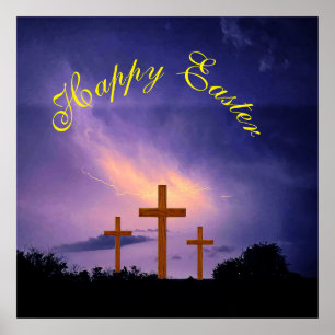 EASTER HE HAS RISEN POSTER