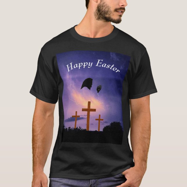EASTER HE HAS RISEN   T-Shirt (Front)