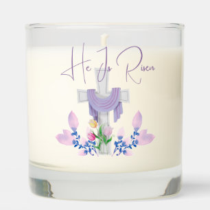 Easter He Is Risen Scented Jar Candle