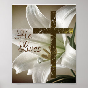 Easter He Lives Poster
