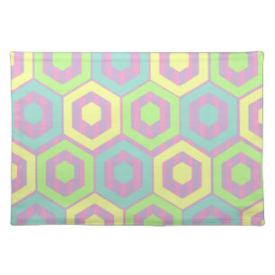 Easter Hexagons Cloth Placemat