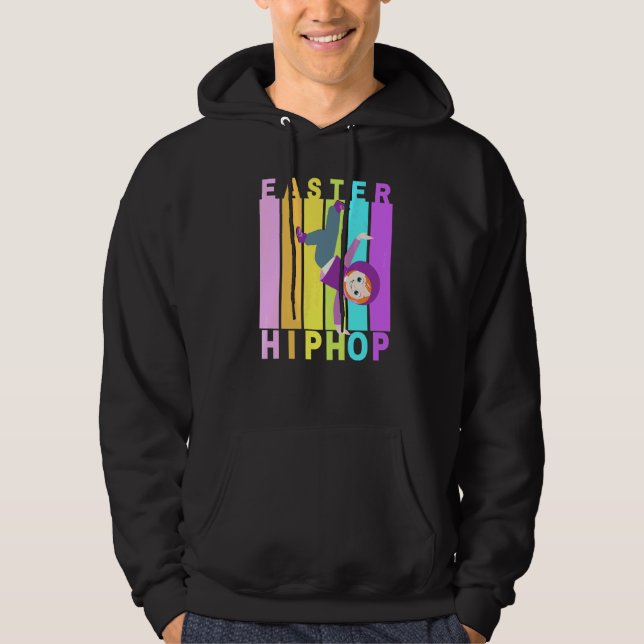 Easter Hip Hop Dance Love Dab Holiday Funny Kids B Hoodie (Front)