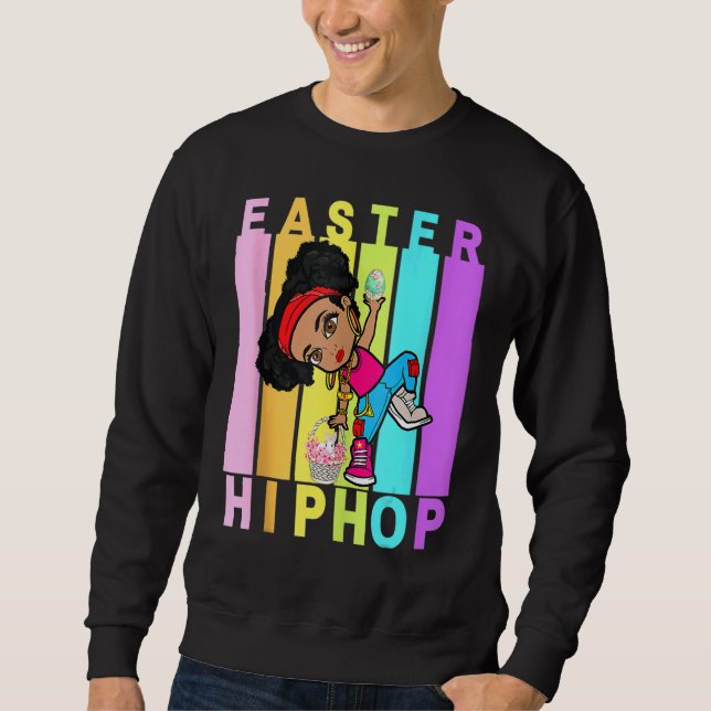 Easter Hip Hop Dance Love Dab Holiday Funny Kids B Sweatshirt (Front)