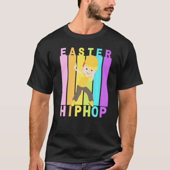Easter Hip Hop Dance Love Dab Holiday Funny Kids B T-Shirt (Front)