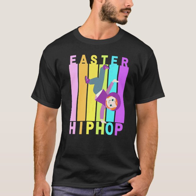 Easter Hip Hop Dance Love Dab Holiday Funny Kids B T-Shirt (Front)