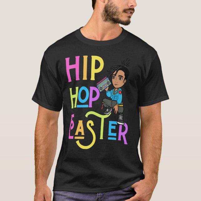 Easter Hip Hop Dance Love Dab Holiday Funny Kids B T-Shirt (Front)