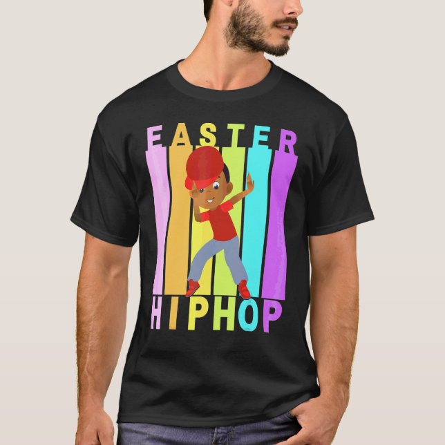 Easter Hip Hop Dance Love Dab Holiday Funny Kids B T-Shirt (Front)