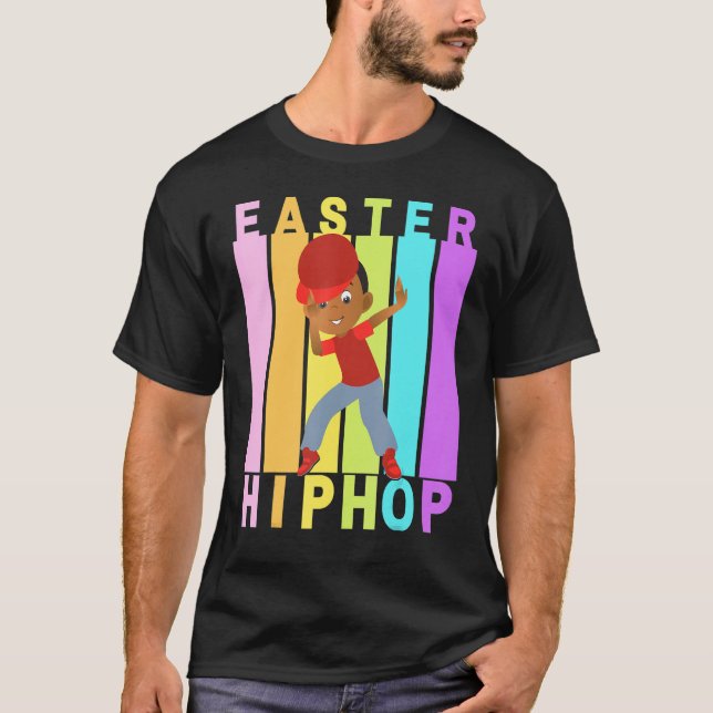 Easter Hip Hop Dance Love Dab Holiday Funny Kids B T-Shirt (Front)