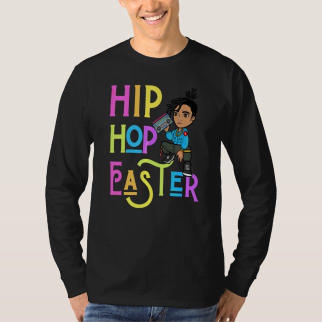 Easter Hip Hop Dance Love Dab Holiday Funny Kids B T-Shirt (Front)