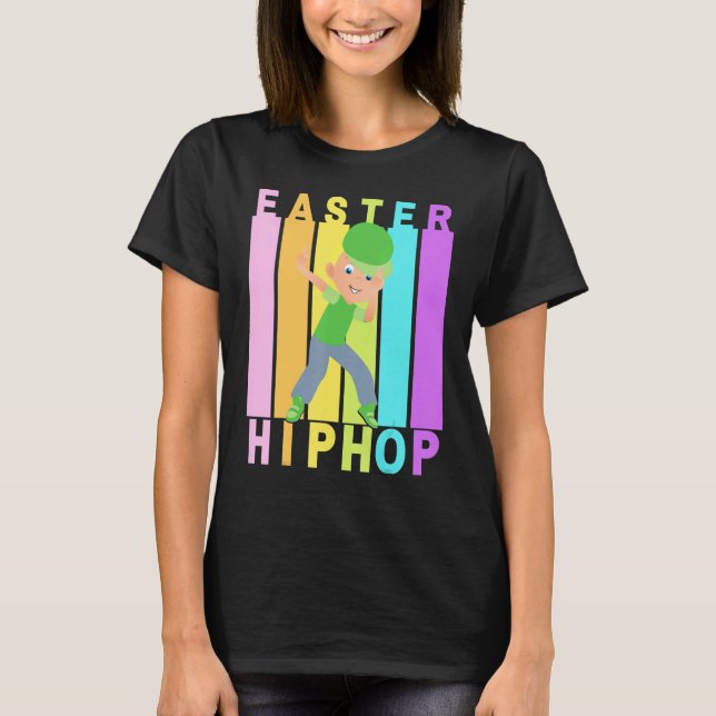 Easter Hip Hop Dance Love Dab Holiday Funny Kids B T-Shirt (Front)