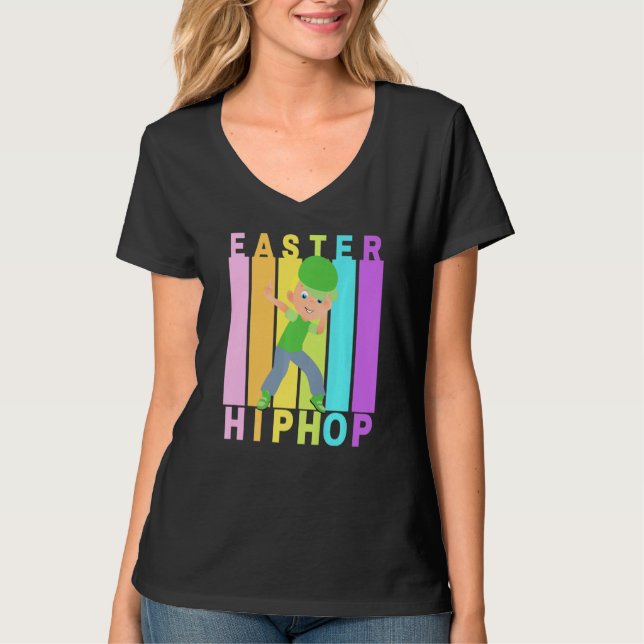 Easter Hip Hop Dance Love Dab Holiday Funny Kids B T-Shirt (Front)