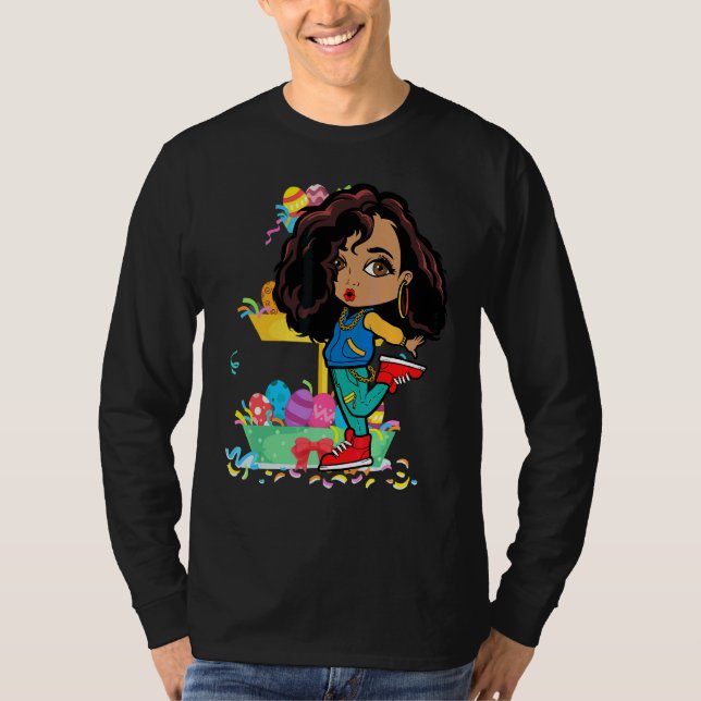 Easter Hip Hop Dance Love Dab Holiday Funny Kids B T-Shirt (Front)