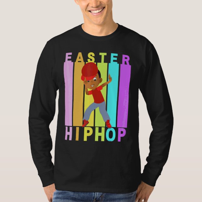 Easter Hip Hop Dance Love Dab Holiday Funny Kids B T-Shirt (Front)