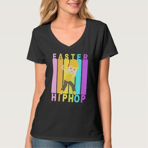 Easter Hip Hop Dance Love Dab Holiday Funny Kids B T_Shirt