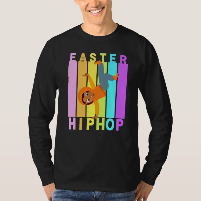 Easter Hip Hop Dance Love Dab Holiday Funny Kids B T-Shirt (Front)