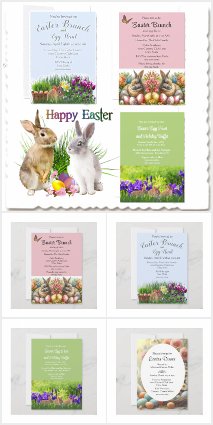 Easter Holiday Invitations 